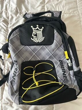 Brine Gray and Yellow Athletic Lacrosse Backpack